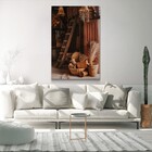 Quadro Decorativo Vertical Coleção Alme Sem Moldura E Sem Vid