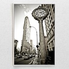 Quadro Decorativo Vertical Com Moldura Fifth Avenue Building