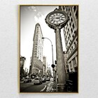 Quadro Decorativo Vertical Com Moldura Fifth Avenue Building