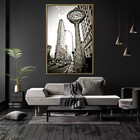 Quadro Decorativo Vertical Com Moldura Fifth Avenue Building