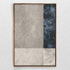 Quadro Decorativo Vertical Moderno Abstrato Texturas Com Mold