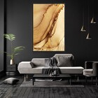 Quadro Decorativo Vertical Moderno Golden Com Moldura E Sem V