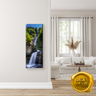 Quadro Decorativo Vertical Paisagem Cachoeira Natureza Linda