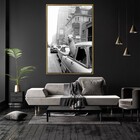 Quadro Decorativo Vertical Vintage Ilhama Com Moldura E Sem V