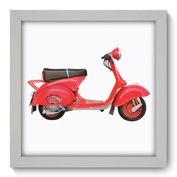 Quadro Decorativo Vespa 22cm X 22cm 003qdvb Leroy Merlin