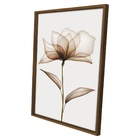 Quadro Decorativo Vestígio 2 Colorido com Vidro 70x50x2,8cm Tropical