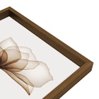 Quadro Decorativo Vestígio 2 Colorido com Vidro 70x50x2,8cm Tropical