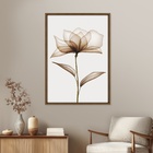 Quadro Decorativo Vestígio 2 Colorido com Vidro 70x50x2,8cm Tropical