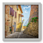 Quadro Decorativo - Vilarejo - 33cm X 33cm - 133qnpbb