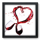 Quadro Decorativo - Vinho - 33cm X 33cm - 132qdcp