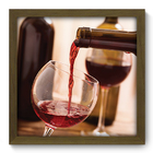 Quadro Decorativo - Vinho - 33cm X 33cm - 227qdcm