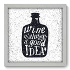 Quadro Decorativo - Vinho - 33cm X 33cm - 312qdcb