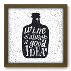 Quadro Decorativo - Vinho - 33cm X 33cm - 312qdcm