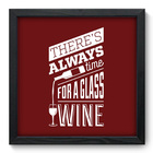 Quadro Decorativo - Vinho - 33cm X 33cm - 315qdcp