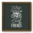 Quadro Decorativo - Vinho - 33cm X 33cm - 320qdcm