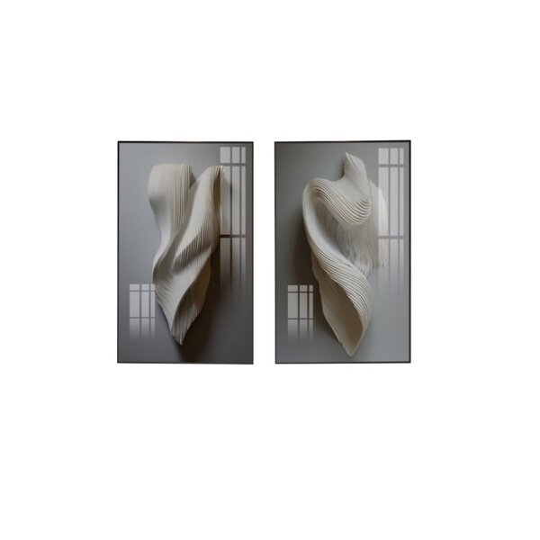 Quadro Decorativo Vinil Com Vidro Abstrato 100x70 Colorido