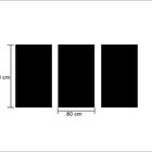 Quadro Decorativo Vinil Com Vidro Arenosa 120x80 Colorido