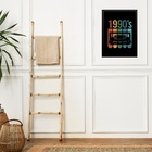 Quadro Decorativo Vintage - 1990 Cassete 24x18cm - Com Vidro