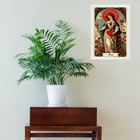 Quadro Decorativo Vintage Carta Tarot Amor 24x18cm - Com Vidr