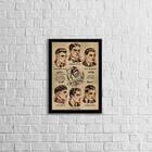 Quadro Decorativo Vintage Hair Men's Style 45x34cm A3 (45 X 3