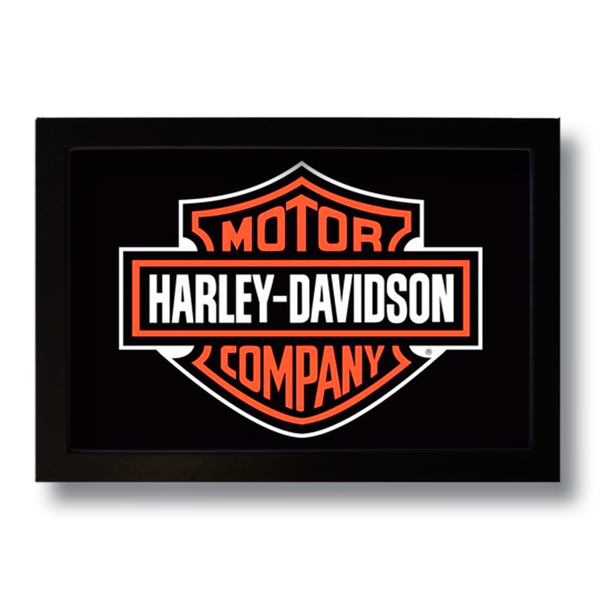 Quadro Decorativo Vintage Harley Davidson 33x43 Cm Leroy Merlin