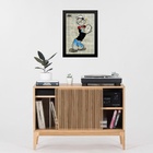 Quadro Decorativo Vintage Popeye 45x34cm Moldura:madeira Bran