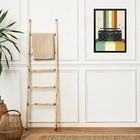 Quadro Decorativo Vintage - Rádio Toca Fita 24x18cm Moldura B