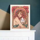 Quadro Decorativo Vintage Signo Virgem 45x34cm A3 (45 X 34)