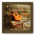 Quadro Decorativo - Violão - 22cm X 22cm - 005qdgm