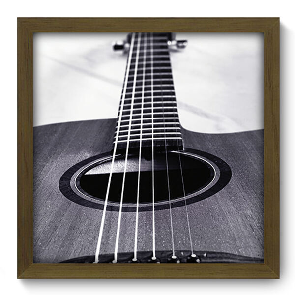 Quadro Decorativo - Violão - 33cm X 33cm - 079qdgm