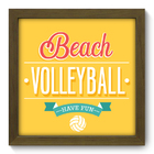 Quadro Decorativo - Volleyball - 22cm X 22cm - 010qdem