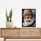 Quadro Decorativo Vovô 24x18cm - Com Vidro Moldura:madeira Br