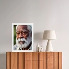 Quadro Decorativo Vovô 24x18cm Moldura:madeira Branca