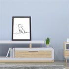 Quadro Decorativo Wall Art Dog
