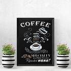 Quadro Decorativo Welcome Coffee 45x34cm A3 (45 X 34)
