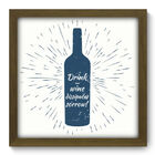 Quadro Decorativo - Wine - 33cm X 33cm - 061qdrm