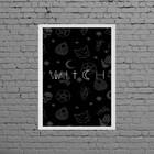 Quadro Decorativo Witch 33x24cm Moldura:madeira Preta