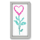 Quadro Decorativo - Words - 19cm X 34cm - 012qdob