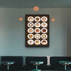 Quadro Decorativo Xícaras Café Expresso Desenhos  - 70x50cm M