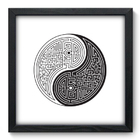 Quadro Decorativo - Yin Yang - 33cm X 33cm - 082qndbp