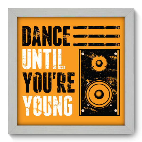 Quadro Decorativo - Young - 22cm X 22cm - 035qdrb
