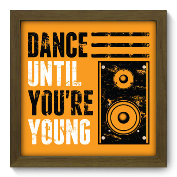 Quadro Decorativo - Young - 22cm X 22cm - 035qdrm