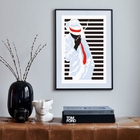 Quadro Decorativo Zé Pelintra - 60x48cm Moldura:madeira Branca