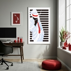 Quadro Decorativo Zé Pelintra  - 70x50cm Moldura Branca