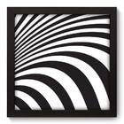 Quadro Decorativo - Zebra - 22cm X 22cm - 037qnsap