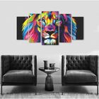 Quadro Decorativos Mosaico Cavalo Moderno Sala Escritorio