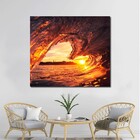 Quadro Decorativos Onda Do Mar