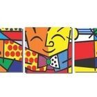 Quadro Decorativos Para Decoração O Abraço Romero Britto