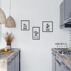Quadro Decorativos Para Sala Cacto Minimalista Vazado Parede