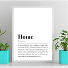 Quadro Definição Home 24x18cm Moldura:madeira Preta